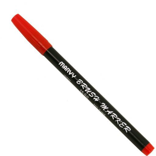 BRUSH MARKER Leather Repair pen Red TL141530