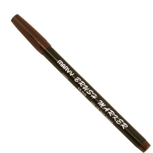 BRUSH MARKER Leather Repair pen Dark Brown TL141530
