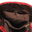 TL Bag Lederrucksack Für Damen aus Weichem Leder Lipstick Rot TL141682