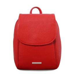 TL Bag Mochila en Piel Suave Rojo Lipstick TL141905
