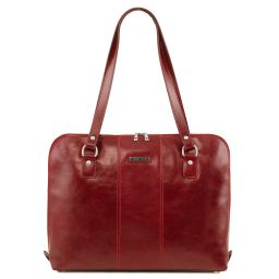 Ravenna Damen Business Tasche aus Leder Rot TL141795