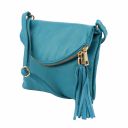 TL Young Bag Borsa a Tracolla con Nappa Turchese TL141153