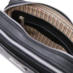 Igor Trousse de Toilette en Cuir Noir TL140850