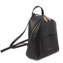 TL Bag Petite sac à dos en Cuir Souple Pour Femme Noir TL142052