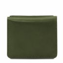 Exclusive Leather Wallet With Coin Pocket Зеленый TL142059