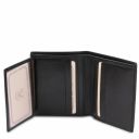 Exclusive 3 Fold Leather Wallet for men Black TL142057