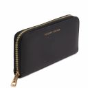 Venere Exclusive zip Around Leather Wallet Black TL142085