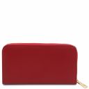 Venere Exclusive Leather Accordion Wallet With zip Closure Red TL142085