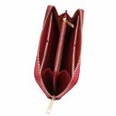 Venere Exclusive Leather Accordion Wallet With zip Closure Red TL142085