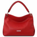 TL Bag Borsa a Spalla in Pelle Morbida Rosso Lipstick TL142087