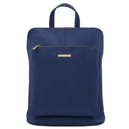 TL Bag Soft leather backpack for women Dark Blue TL141682