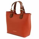 TL Bag Shopping Tasche aus Saffiano Leder Brandy TL141696