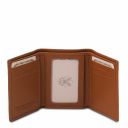Exclusive Soft 3 Fold Leather Wallet Cognac TL142086