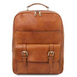 Nagoya Leather laptop backpack Honey TL142137