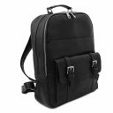 Nagoya Leather Laptop Backpack Black TL142137