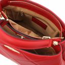 TL Bag Soft Quilted Leather Handbag Lipstick Red TL142132
