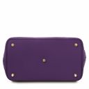 TL Bag Soft Quilted Leather Handbag Purple TL142132