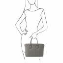 TL Bag Soft Quilted Leather Handbag Серый TL142124