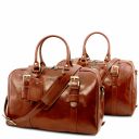 Vespucci Leather Travel set Honey TL141257