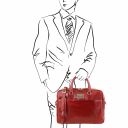 Urbino Кожаный портфель для ноутбука с передним карманом Красный TL141241