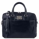 Urbino Кожаный портфель для ноутбука с передним карманом Темно-синий TL141241