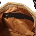 TL Bag Tasche aus Geprägtem Leder Beige TL142066