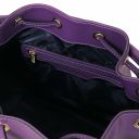 Vittoria Leather Bucket bag Фиолетовый TL141531