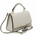 TL Bag Handtasche aus Leder Light grey TL142111