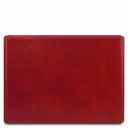 Office Set Leather Desk pad With Inner Compartment and Mouse pad Red TL142161