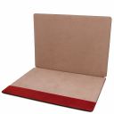 Office Set Leather Desk pad With Inner Compartment and Mouse pad Red TL142161