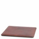 Premium Office Set Leather Desk pad With Inner Compartment, Mouse pad and Valet Tray Brown TL142162