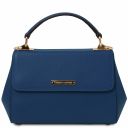 TL Bag Handtasche aus Leder - Klein Dunkelblau TL142076