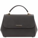 TL Bag Leather Handbag - Large Size Grey TL142077