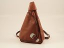Hong Kong Leather Backpack Cognac TL140443