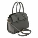 Brigid Leather handbag Grey TL141943