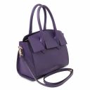 Brigid Leather Handbag Фиолетовый TL141943