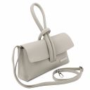 TL Bag Pochette in Pelle Grigio chiaro TL141990