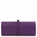 Soft Leather Jewellery Case Purple TL142193