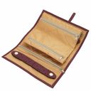 Soft Leather Jewellery Case Bordeaux TL142193