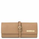 Soft Leather Jewellery Case Champagne TL142193