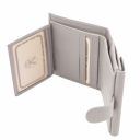 Calliope Exclusive 3 Fold Leather Wallet for Women With Coin Pocket Светло-серый TL142058