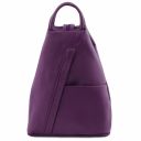 Shanghai Soft Leather Backpack Фиолетовый TL141881