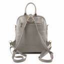 TL Bag Soft Leather Backpack for Women Light grey TL141376