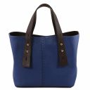 TL Bag Bolso Shopping en Piel Azul oscuro TL141730