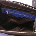 TL Bag Shopping Tasche aus Leder Dunkelblau TL141730