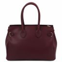 TL Bag Handtasche aus Leder Bordeaux TL142174