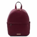 TL Bag Zaino da Donna in Pelle Morbida Bordeaux TL142178