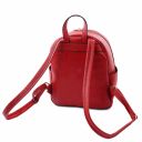 TL Bag Lederrucksack aus Weichem Leder Lipstick Rot TL142178
