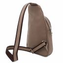 Albert Soft Leather Crossover bag Dark Taupe TL142022