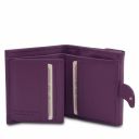 Calliope Exclusive 3 Fold Leather Wallet for Women With Coin Pocket Фиолетовый TL142058